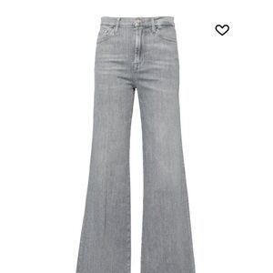 7 for all mankind dojo trouser/ grey denim size 27